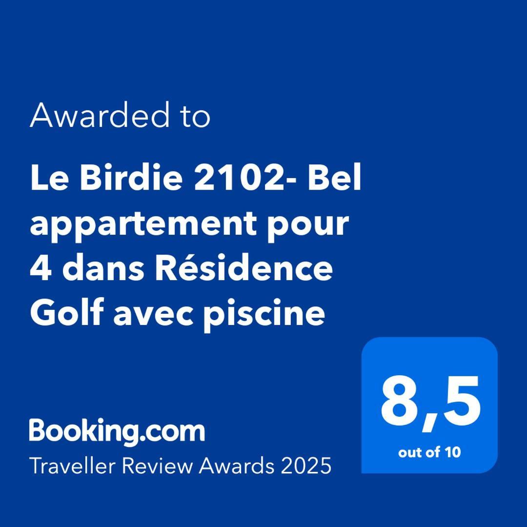 Le Birdie 2102- Bel Appartement Pour 4 Dans Residence Golf Avec Piscine Deauville Exterior foto